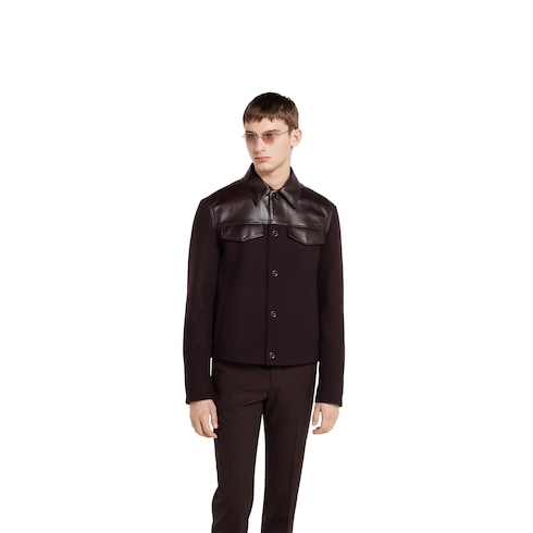 Batavia wool jacket with logo