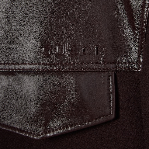 Batavia wool jacket with logo
