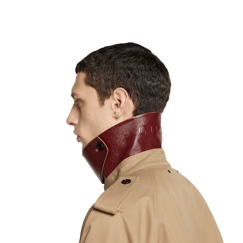 Trenchcoat aus Baumwollgabardine