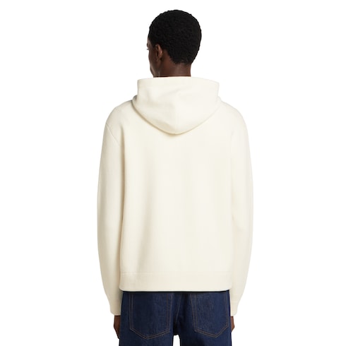 Sudadera de punto de piqué de lana y cashmere