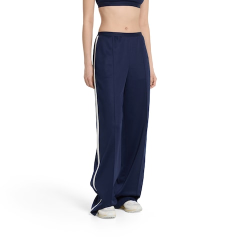 Pantalon en jersey technique avec logo