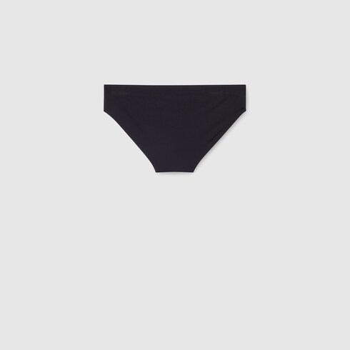 Elastane swim briefs with print