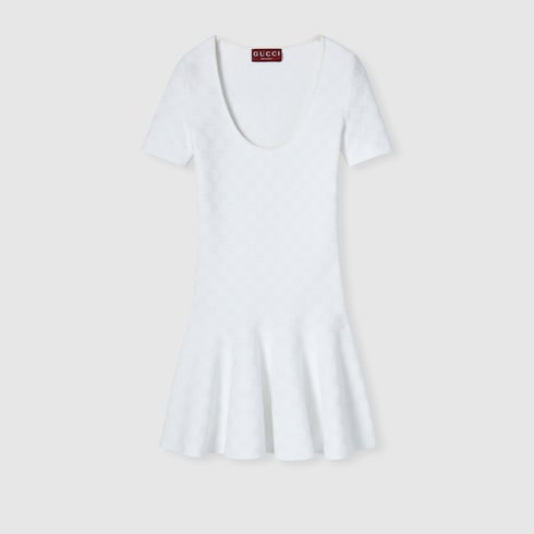 Robe en jacquard GG stretch
