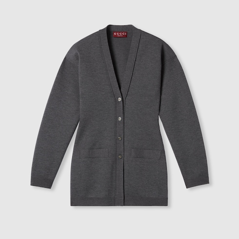 Cardigan aus extrafeiner Wolle