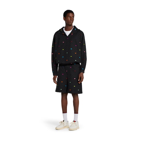 Veste zippée en coton indéchirable GG