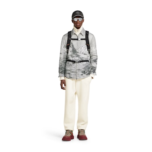 Jacke aus Piqué-Strick aus Wolle und Kaschmir mit RV
