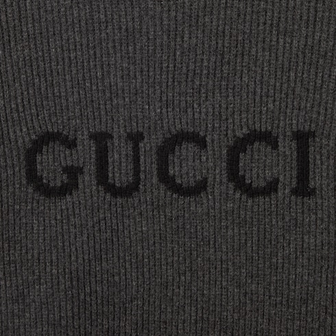 Maglione in maglia di lana e cashmere a coste