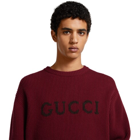 Jersey de punto acanalado de lana y cashmere