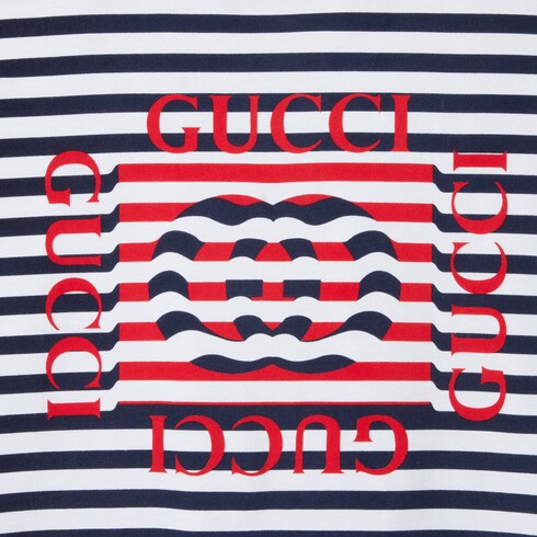 Printed cotton jersey T-shirt