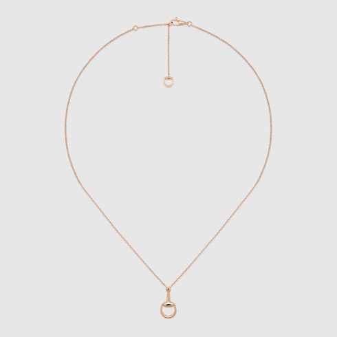 ホースビット 18K ダイヤモンド ペンダント ネックレス