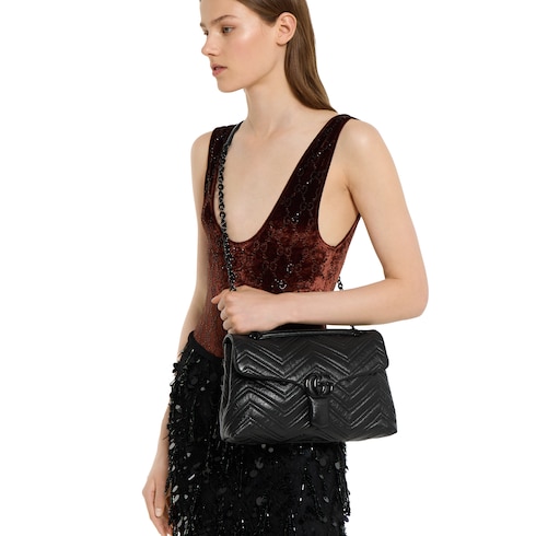 Bolsa para el hombro mediana GG Marmont