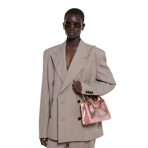 Bolso tote Gucci Diana bordado tamaño pequeño