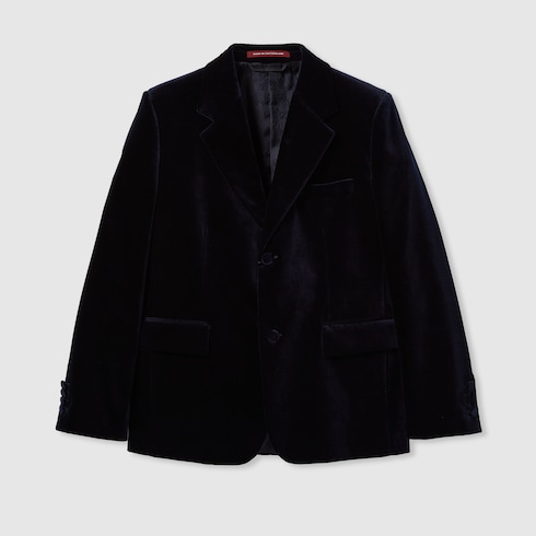 Giacca in velluto di cotone stretch