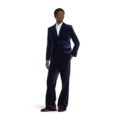 Giacca in velluto di cotone stretch
