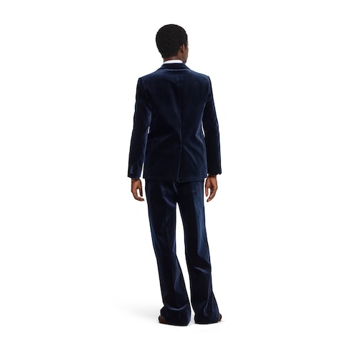 Giacca in velluto di cotone stretch