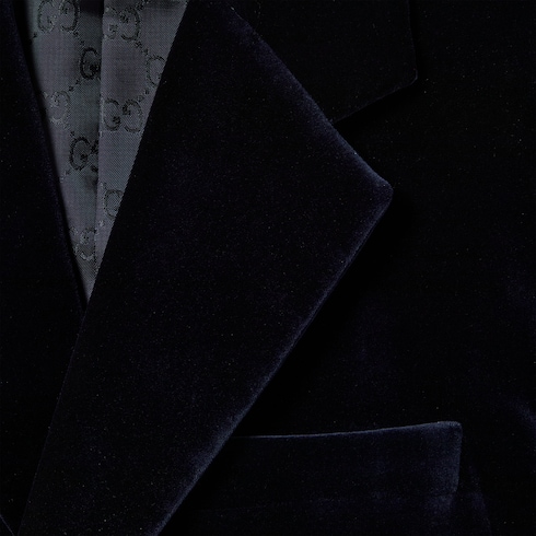 Giacca in velluto di cotone stretch