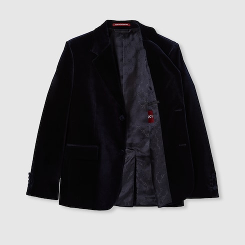 Giacca in velluto di cotone stretch