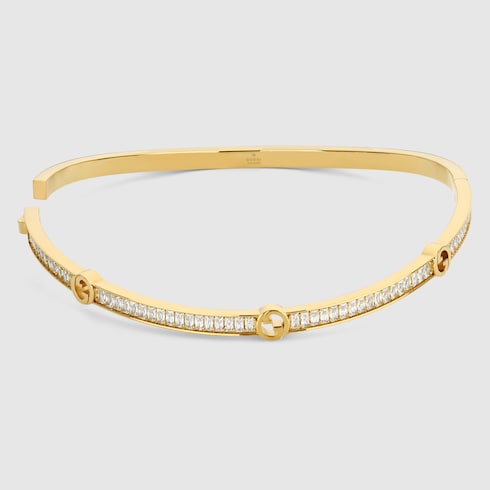 Gucci Blondie系列水晶项链