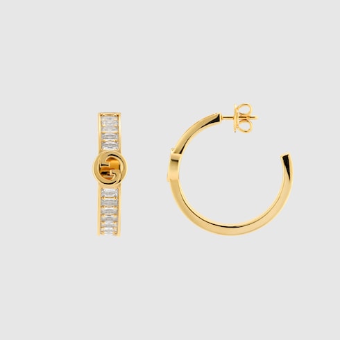 Pendientes Gucci Blondie con cristales