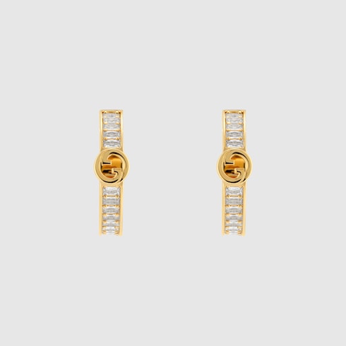 Boucles d’oreilles Gucci Blondie avec cristaux