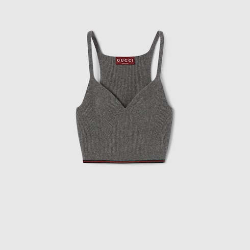 Rib felted wool top with Web