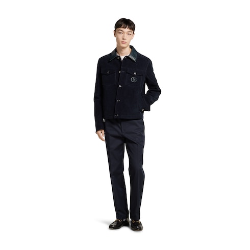 Veste en velours de coton côtelé