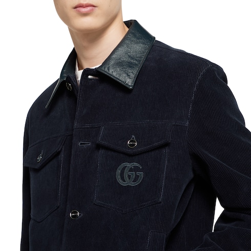 Veste en velours de coton côtelé