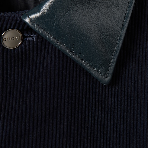 Veste en velours de coton côtelé