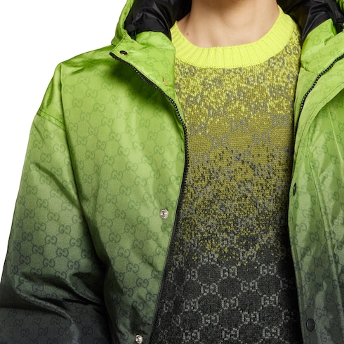 Maglione in lana e cashmere GG jacquard