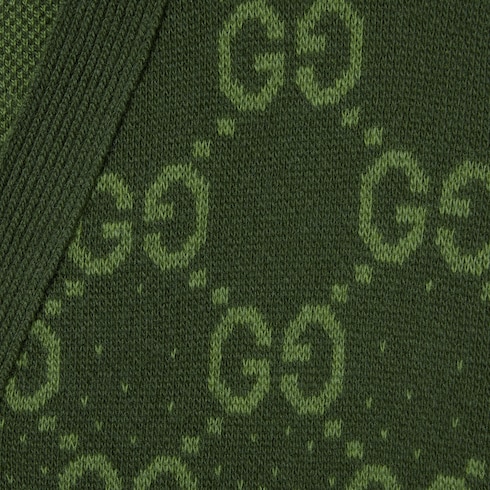Cárdigan de jacquard de lana con GG