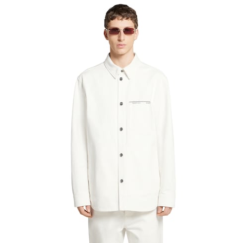 Cotton selvedge denim shirt