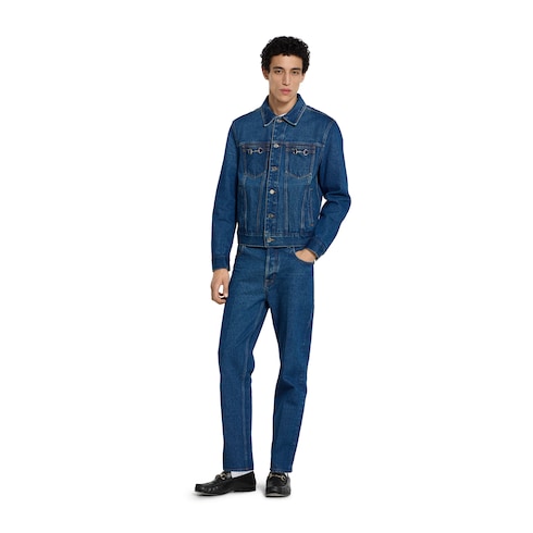 Cropped denim pant
