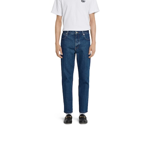 Cropped denim pant