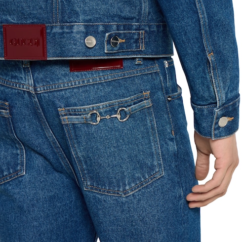 Cropped denim pant