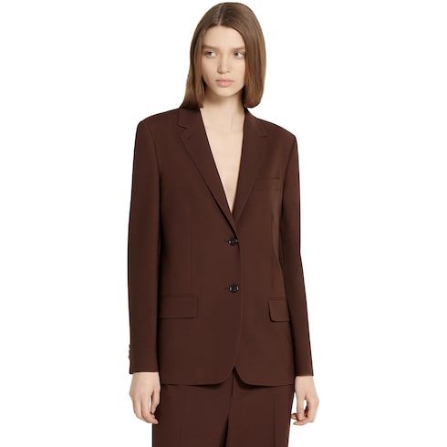 Stretch light wool jacket