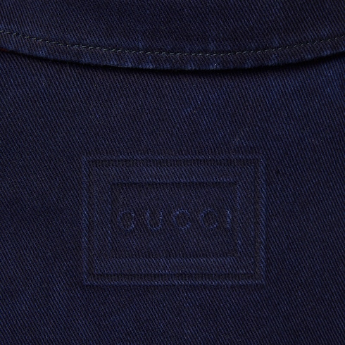 Reversible denim and flannel shirt 