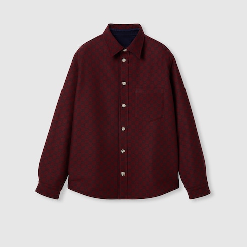Camisa reversible de franela y denim