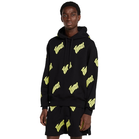 Embroidered cotton jersey sweatshirt