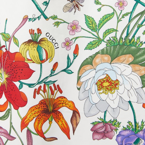 Robe en popeline de coton imprimé