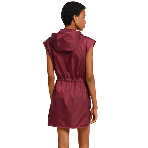 Fine nylon dress with logo