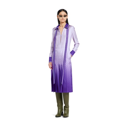 Kleid aus Seide mit Print