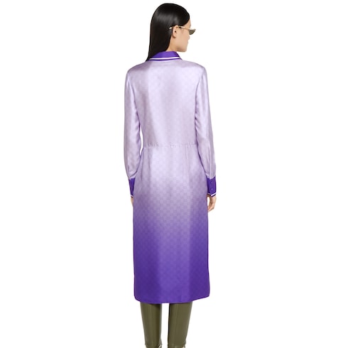 Kleid aus Seide mit Print