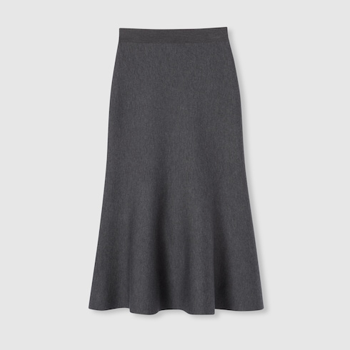 Fine wool skirt