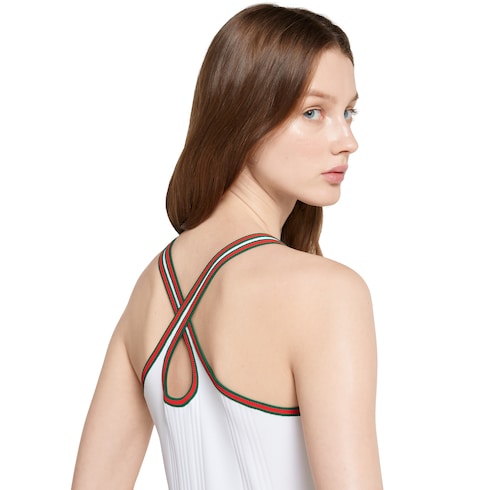 Robe avec finitions bande Web