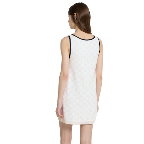 GG fine cotton jacquard dress