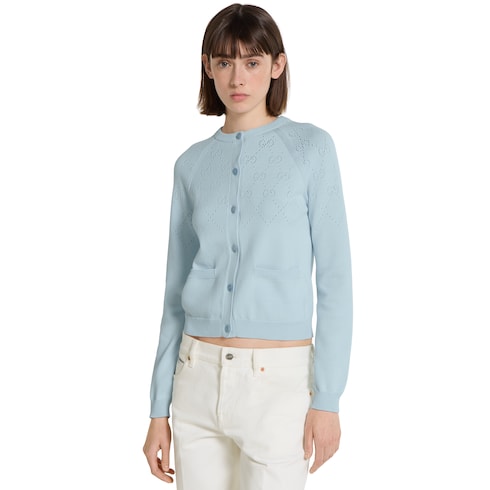GG cotton cardigan