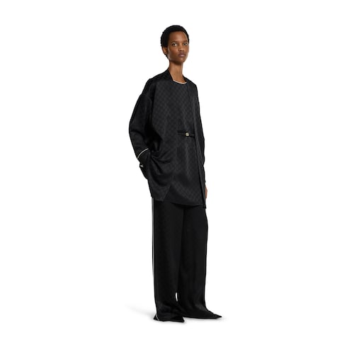 Pantalon en satin GG