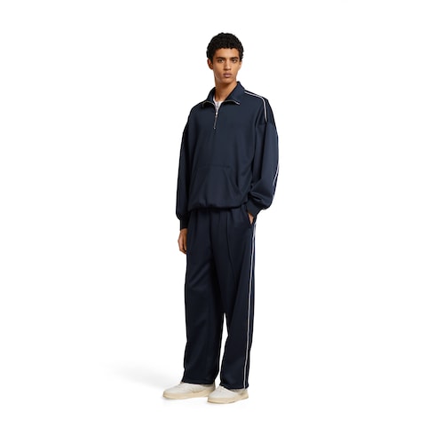 Technical jersey pant with embossed logo