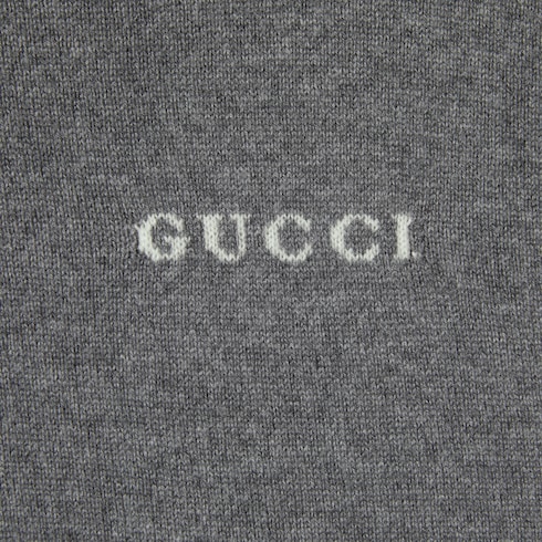 Cashmere turtleneck with intarsia