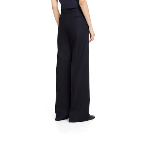 Pantalone in lana con logo